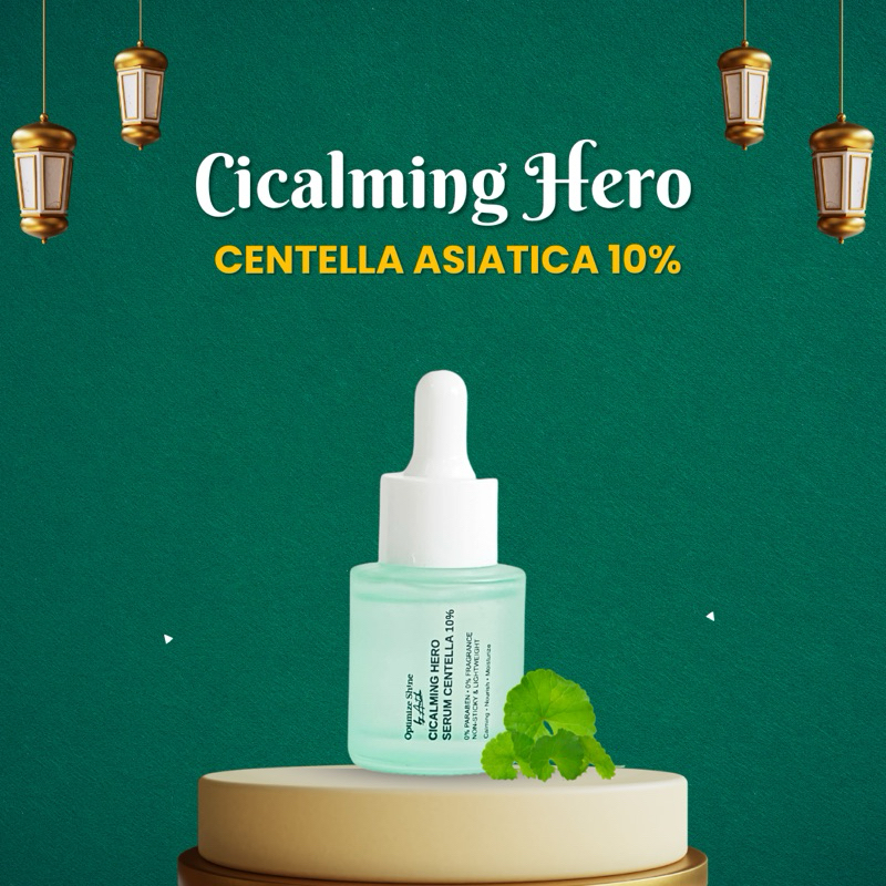 [OPTIMIZE SHINE] Cicalming Hero Serum Centella 10% Acne Treatmen Calming & Moisturize
