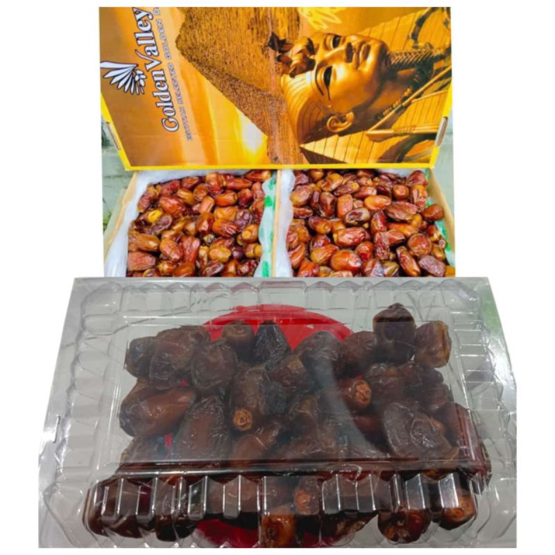 

Kurma mesir kurma golden valley kemasan mika berat 500gr