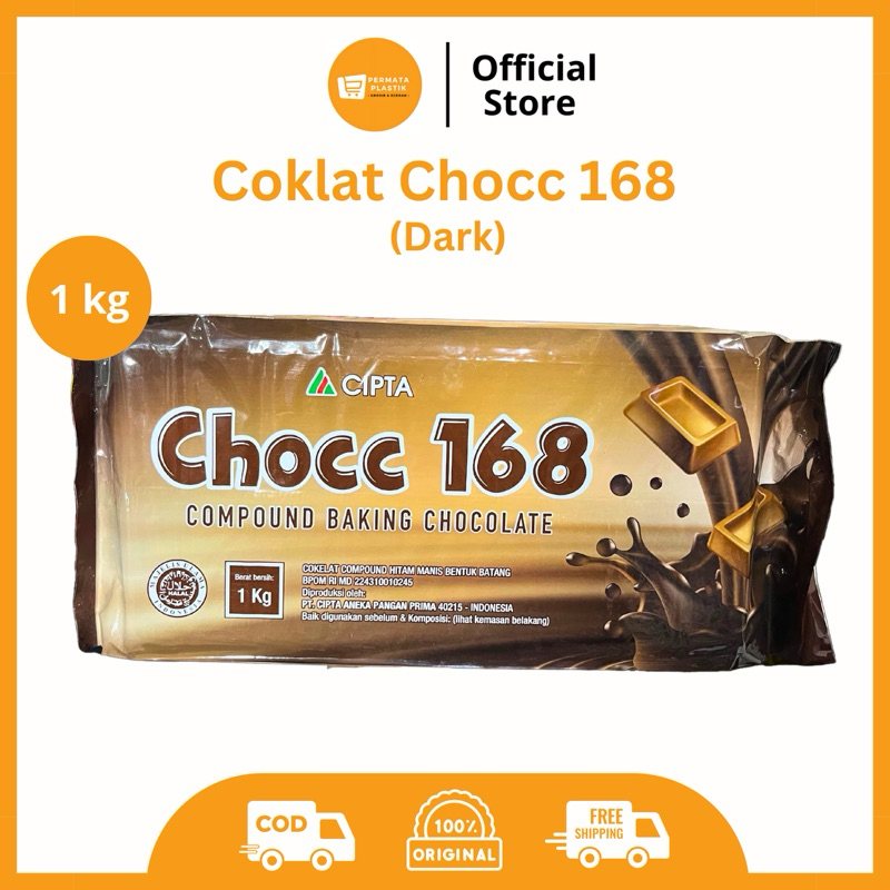 

[Khusus Instant] Coklat Batang Cokelat Compound Chocc 168 DARK 1 Kg