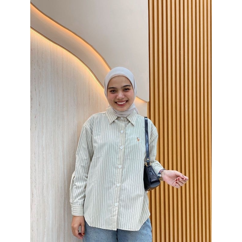 KEMEJA POLO GARIS GARIS