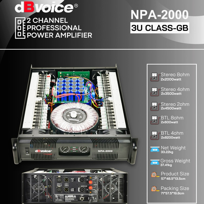 Power dB Voice NPA2000 Class GB