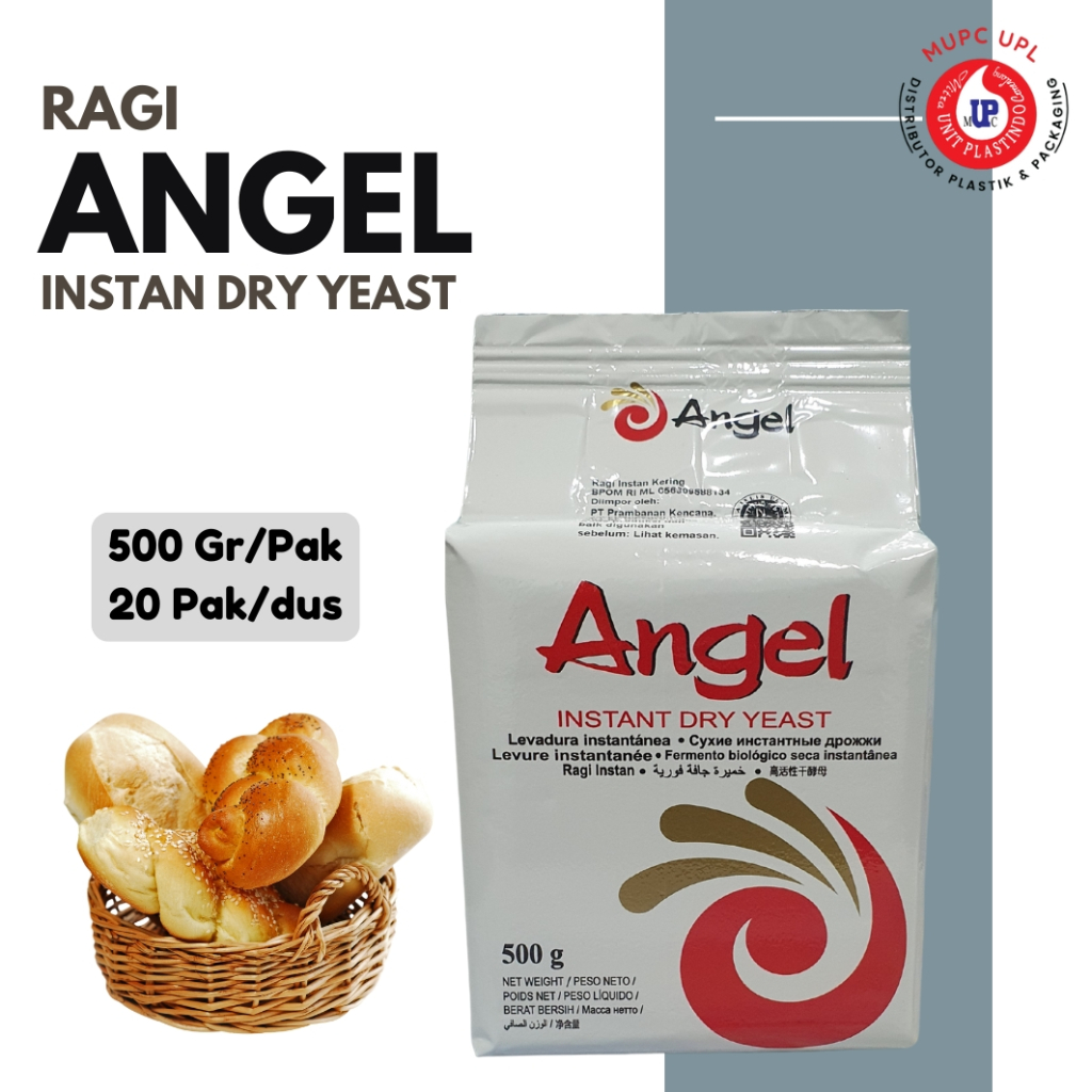 

Ragi Instant "ANGEL" White @500gr / Ragi Instan Pengembang Kue