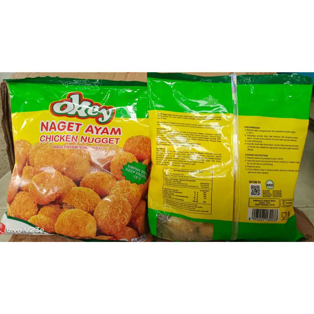 

Okey Naget Ayam Coin 500 gr
