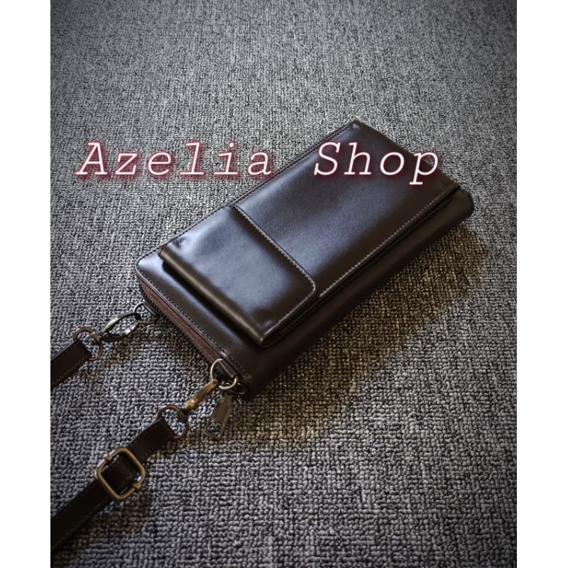 tas hp kulit selempang-pria-wanita-dompet hp kulit sapi original