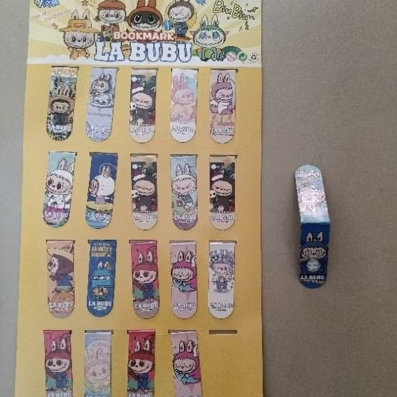 

PEMBATAS BUKU MAGNET MOTIF LABUBU | MAGNET LEMBARAN | 1 LEMBAR ISI 20PCS