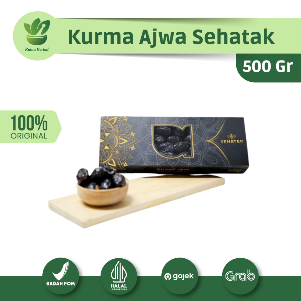 

Sehatak - Kurma Ajwa Madinah Premium 500gr