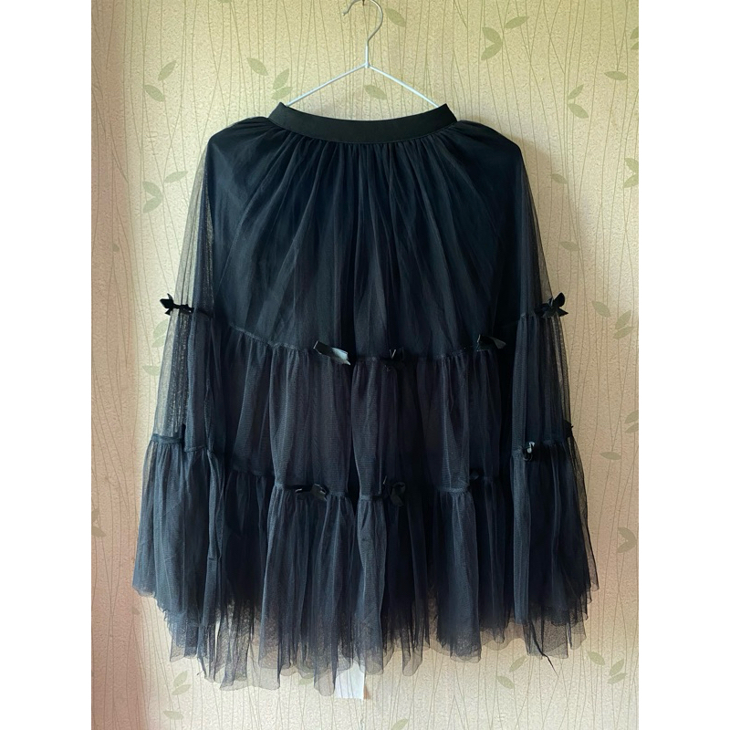 preloved rok tutu hitam