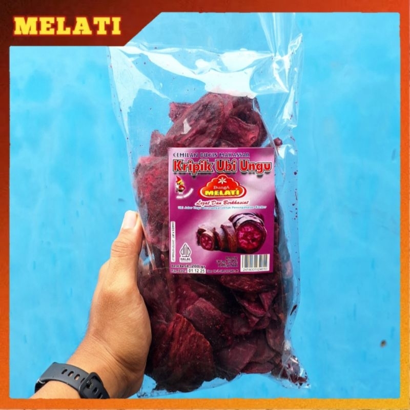

[MELATI] Keripik Ubi Ungu 200gr