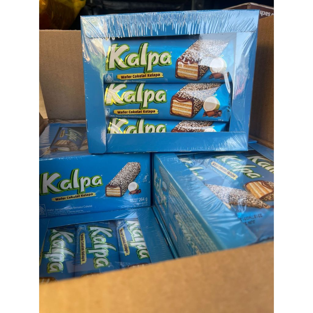 

Kalpa Wafer Coklat Kelapa 12pcs x 22gr