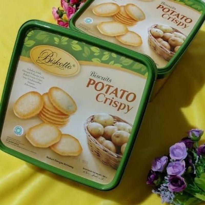 

BISKOTTO POTATO CRISPY PLSTIK 400G / MAKANAN LEBARAN