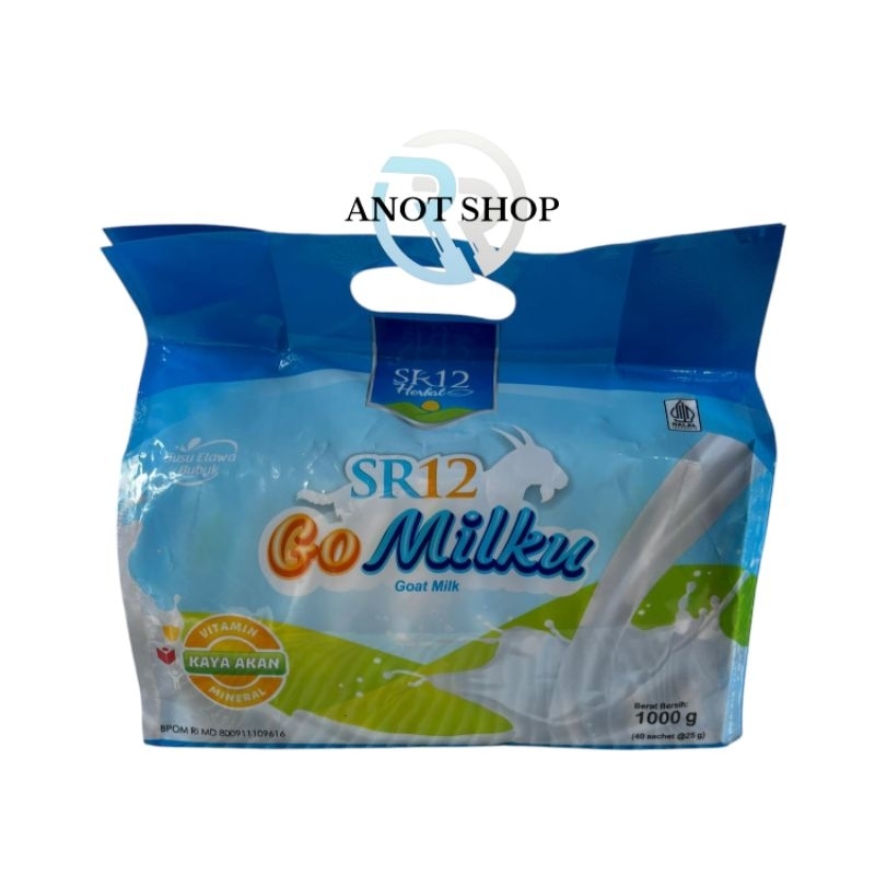 

Susu SR12 Go Milku Sachet Susu Putih Original Rasa Vanila