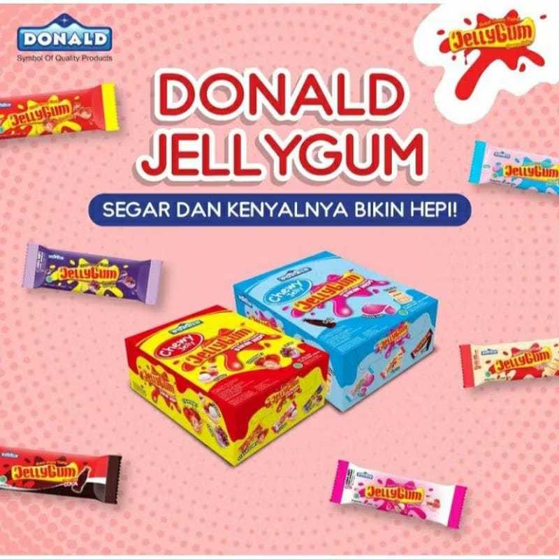 

Chewy JellyGum | Isi 24 Pcs @ 23 g | Donald