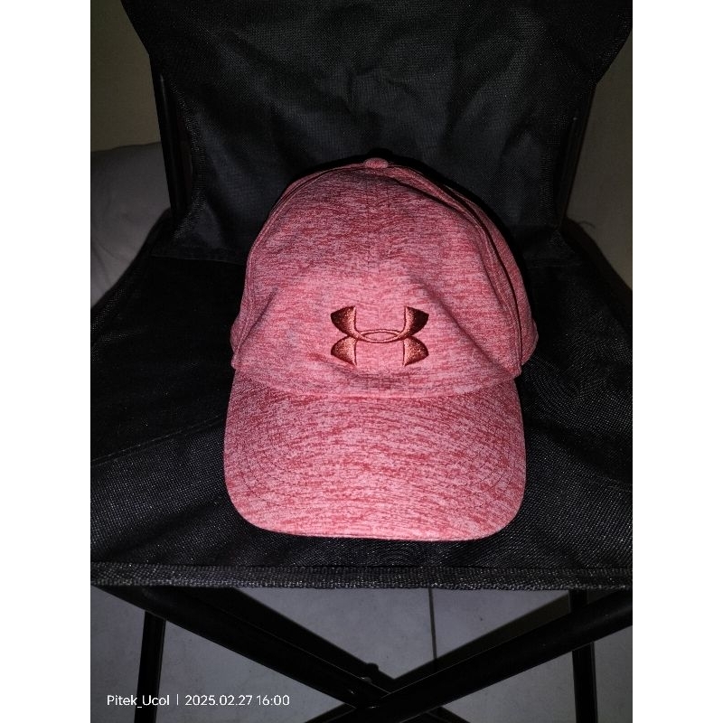 original topi under armour OSFA tag label aman, genuine cap under armour Flexfit