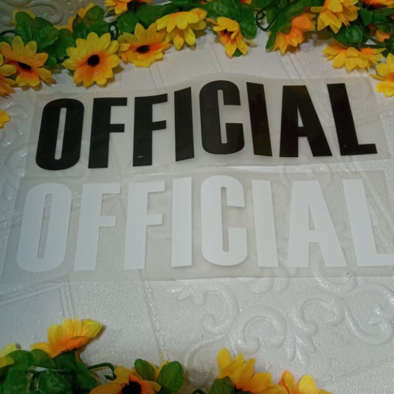 

DTF OFFICIAL (Ukuran 27 x 6.8 cm)