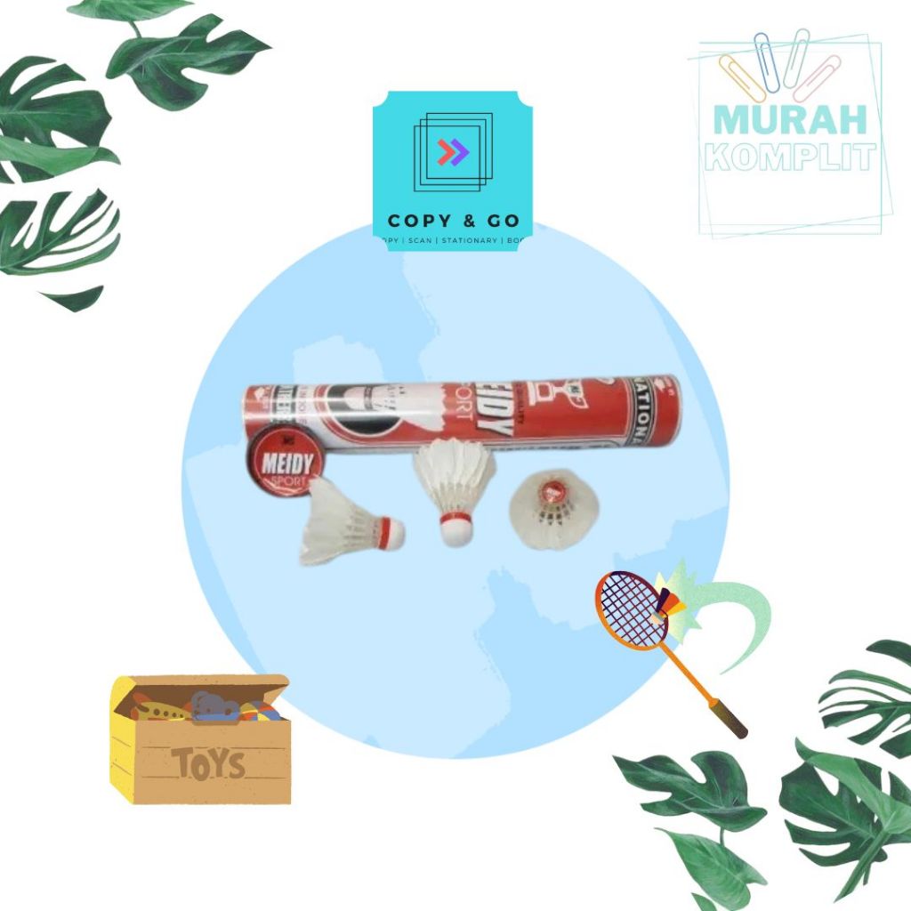 Shuttlecock Badminton 1 Slop (12 buah)