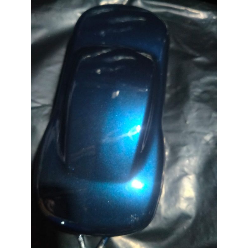 Cat PU Hitam lembayung Biru