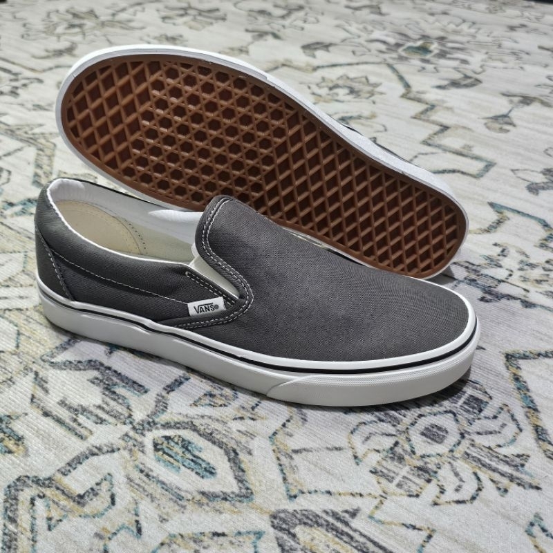Vans Slip On Classic Charcoal Grey (ORIGINAL BNIB RESMI PT NAVYA)