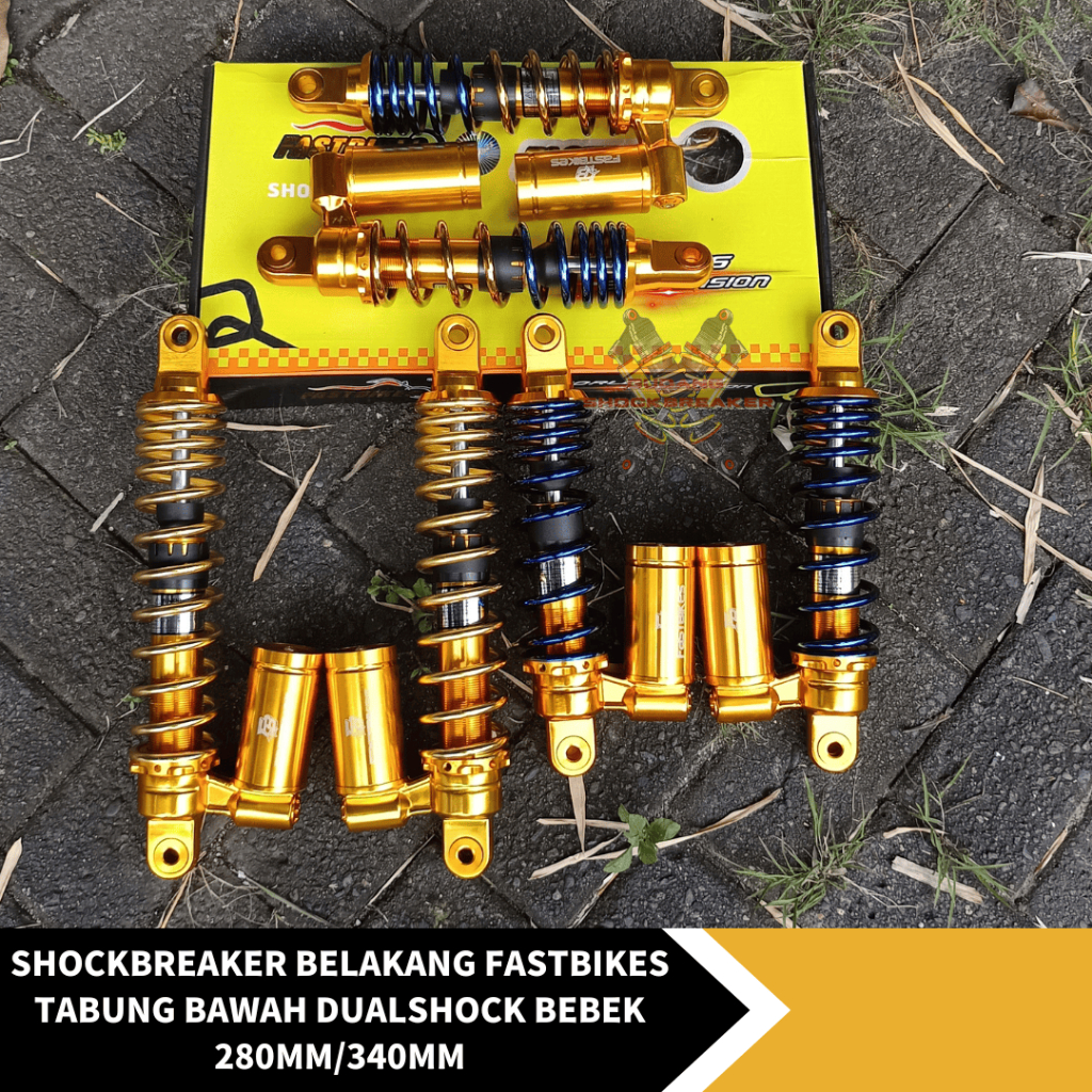 Shockbreaker Bebek Tabung Bawah Ukuran 280MM 340MM Universal Fizr Supra Jupiter Vega Astrea C70 DLL