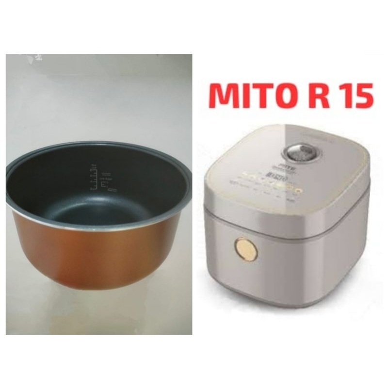 (PANCI SAJA) Panci Teflon Innerpot Magic Com Mito R15 (Ori Mito)