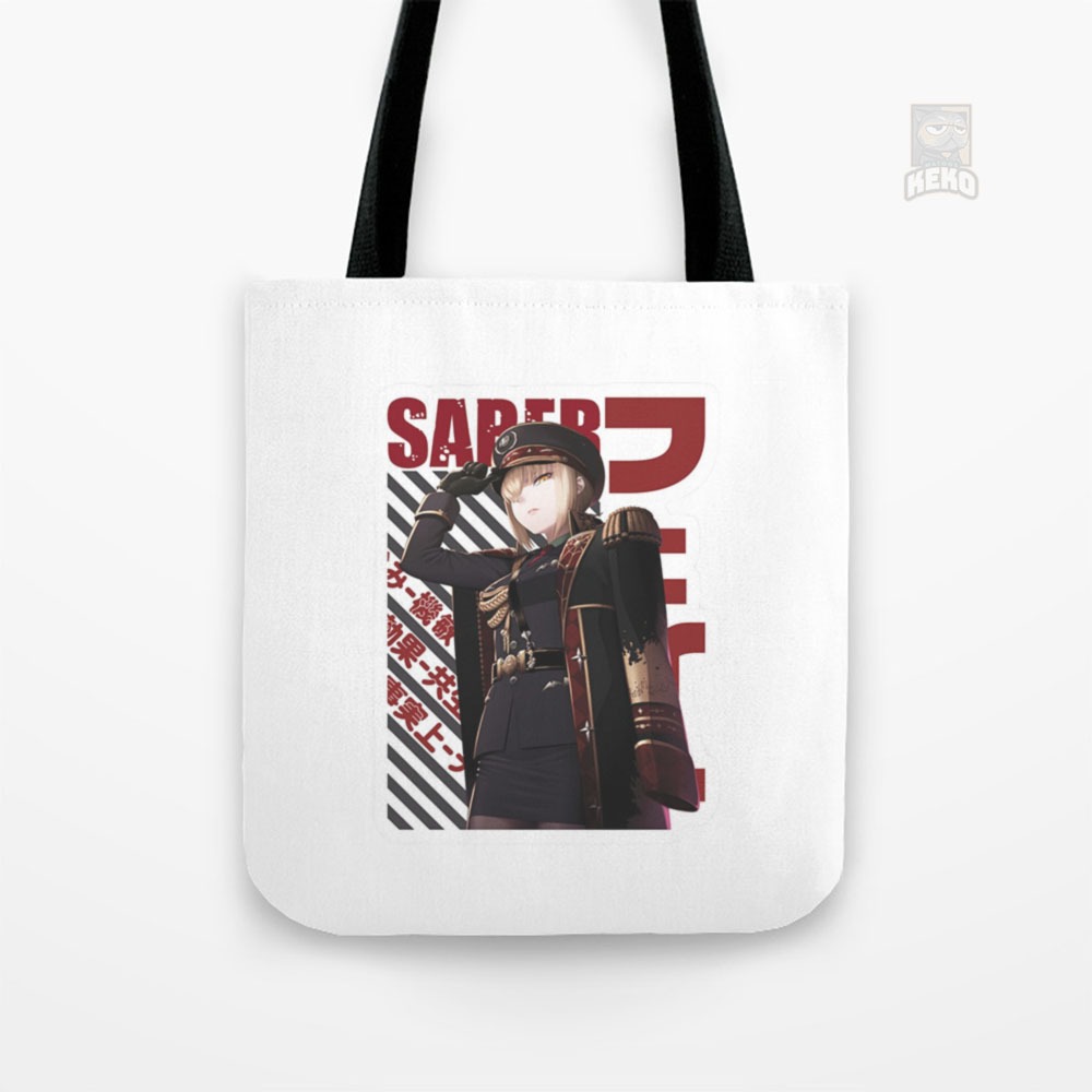 Tote Bag Anime Fate Saber Alter Poster