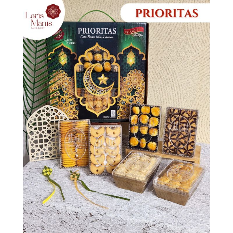 

18. HAMPERS KUE LARIS MANIS (PRIORITAS ISI 6) KUKER PREMIUM HARGA MURMER REKOMENDASI BUAT BAGI-BAGI THR LEBARAN