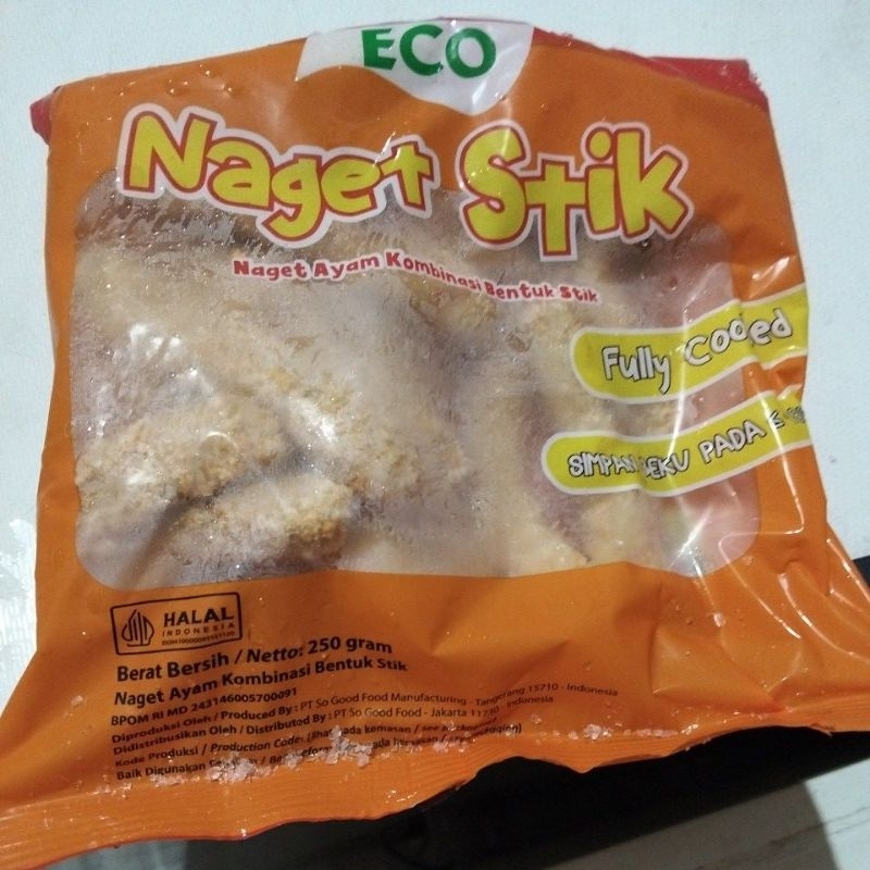 

nugget stik so eco 250gr