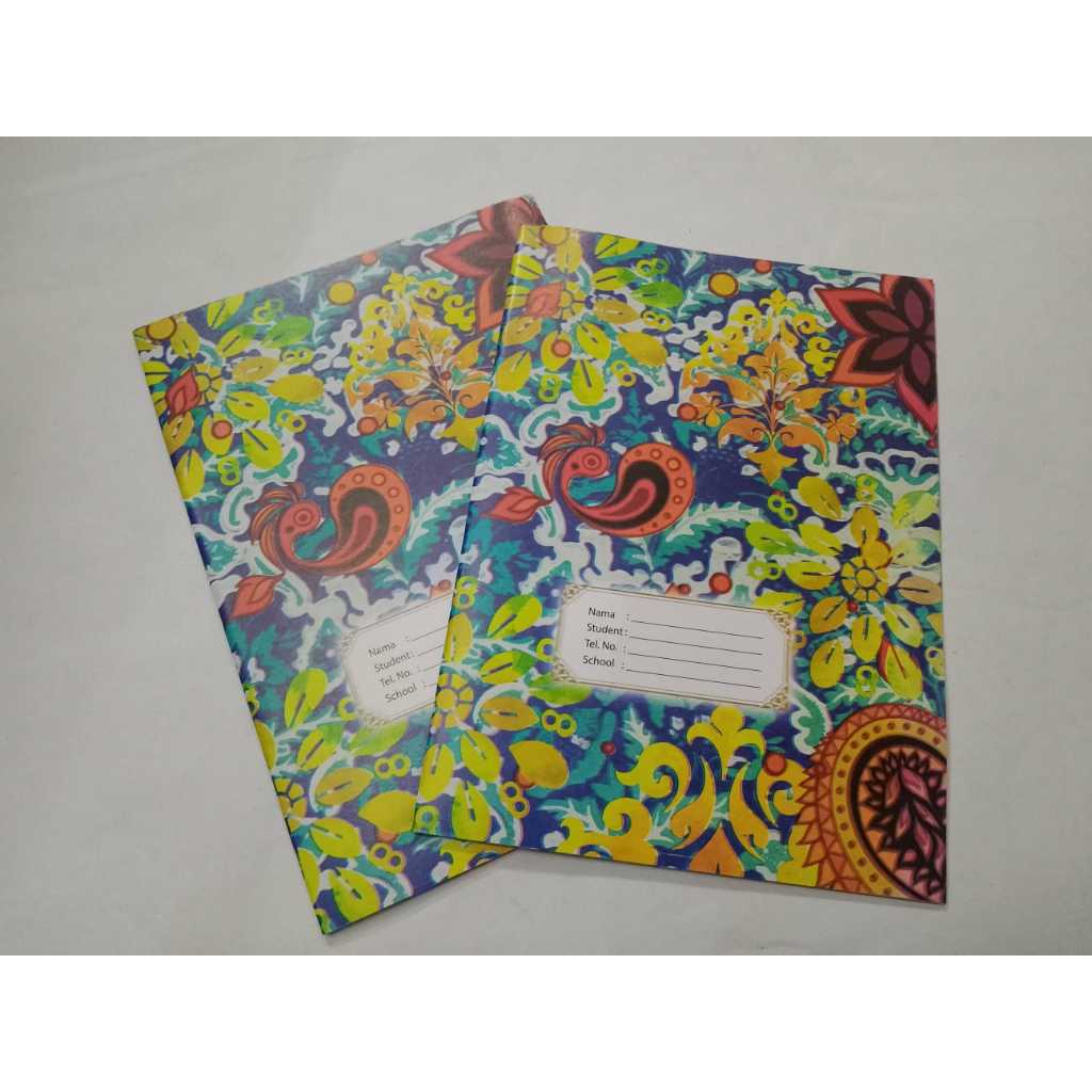 

Sampul Buku Tulis Batik NAMA Ukuran Kwarto (isi 10 lembar)