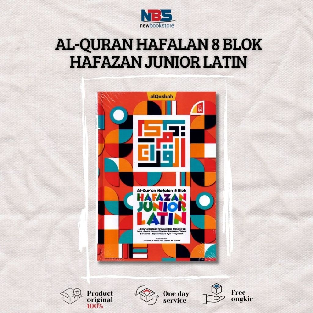Al Quran Hafazan 8 Blok Junior Latin A4 -  Alqosbah