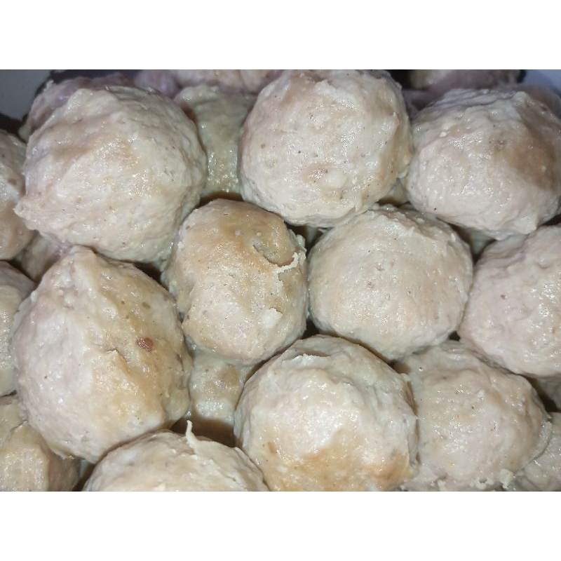 

BAKSO SAPI ASLI PREMIUM LIMOUSIN FREE BUMBU KUAH Food Frozen Halal bakso Daging Lezat Enak