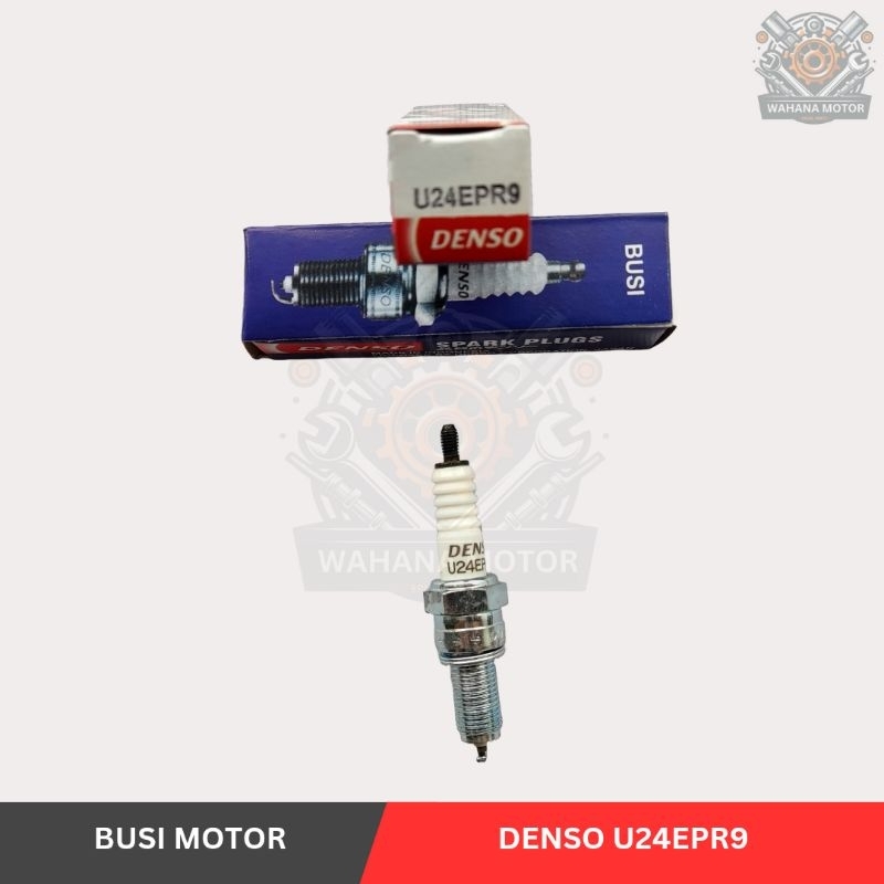 Busi Motor Denso U24EPR9 Beat Karbu/Scoopy Karbu/Spacy Karbu