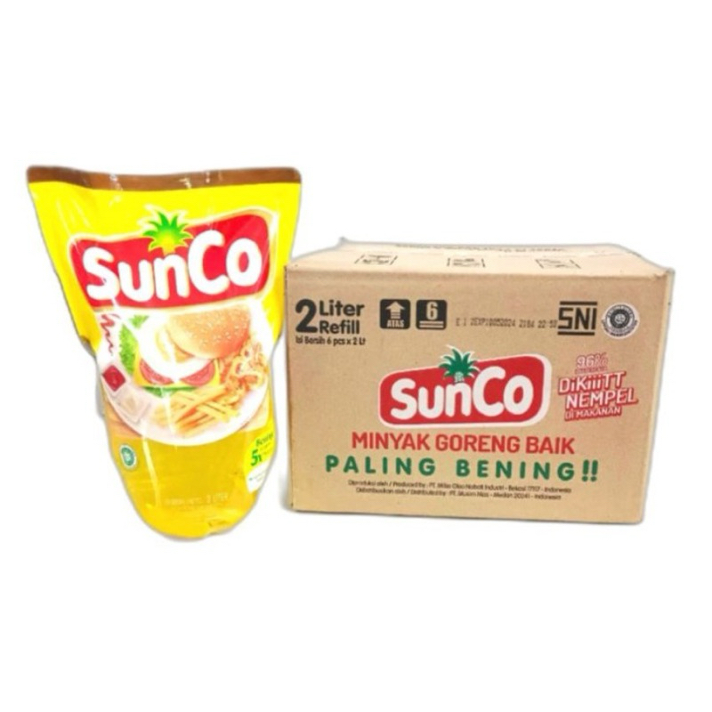 

Sunco refill 2 Liter kemasan Karton kardus