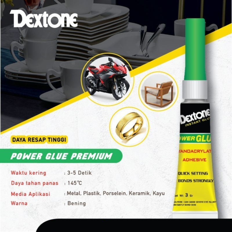 

Dextone Lem Tetes Power Glue Premium (HQ) 3Gr
