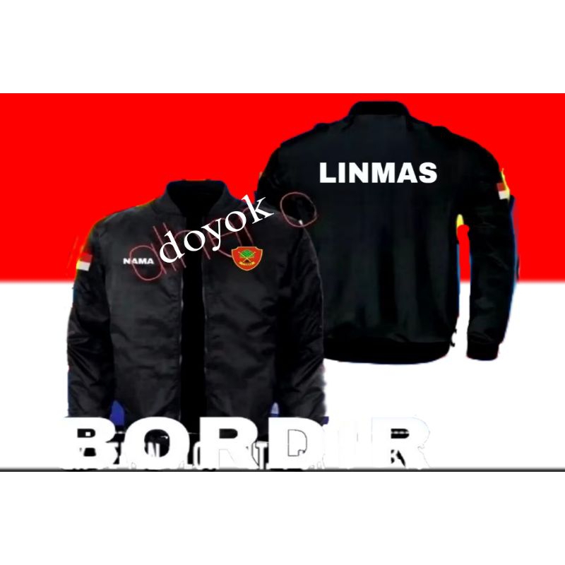 jaket linmas jaket bordir linmas seragam linmas pakaian dinas linmas seragam kerja linmas baju kerja