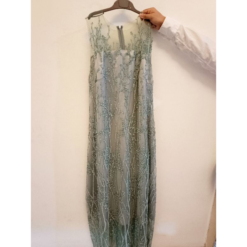 FULL PAYET GAUN DRESS PESTA Preloved Gown Dress Pesta Blue Party Premium Butik