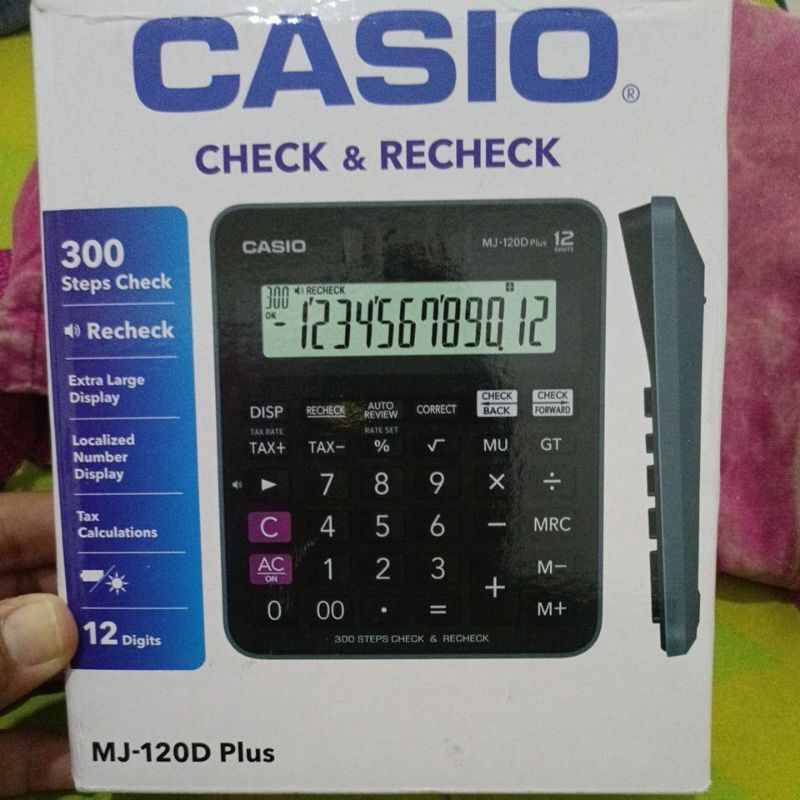 

kalkulator casio MJ-120D plus