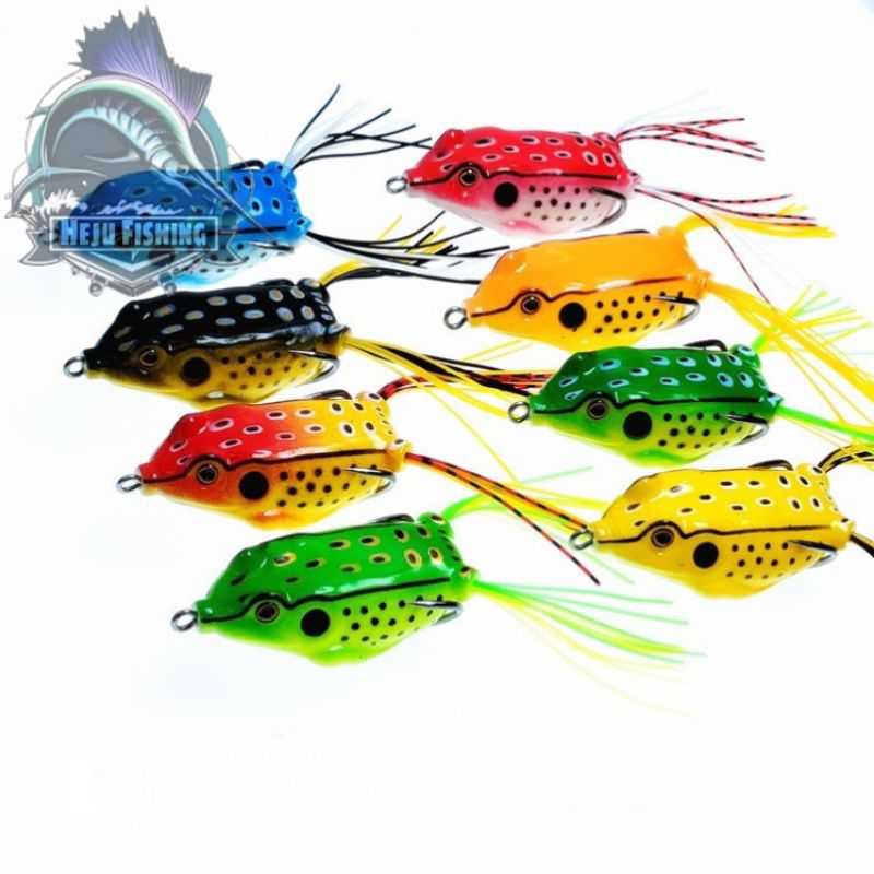 casting frog 5.5cm 13g dengan kemasan mika premium produk umpan kodok mainan kodok casting