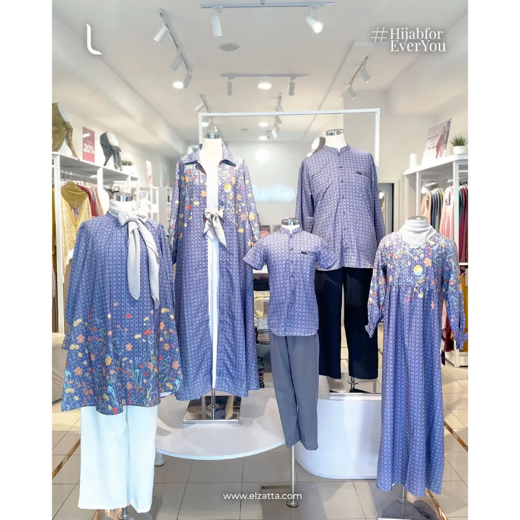 Elzatta Couple Sarimbit Keluarga Sarimbit Florentia - Violet