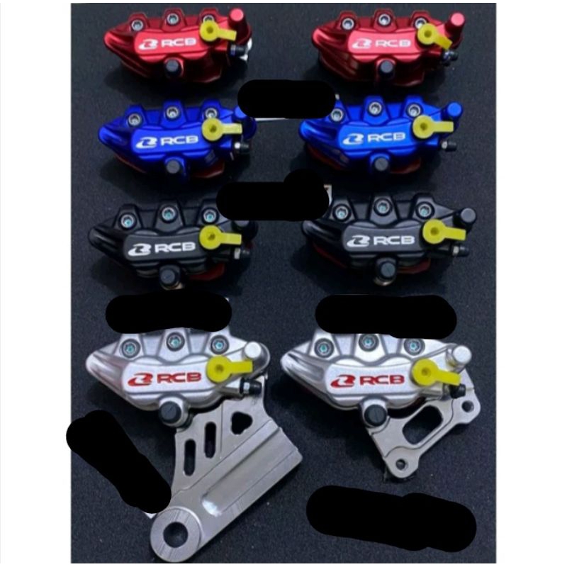 Paket Ninja 150 Kaliper 2P RCB S Series Racing Boy Depan Belakang Set Breket Ninja 150 R RR SS