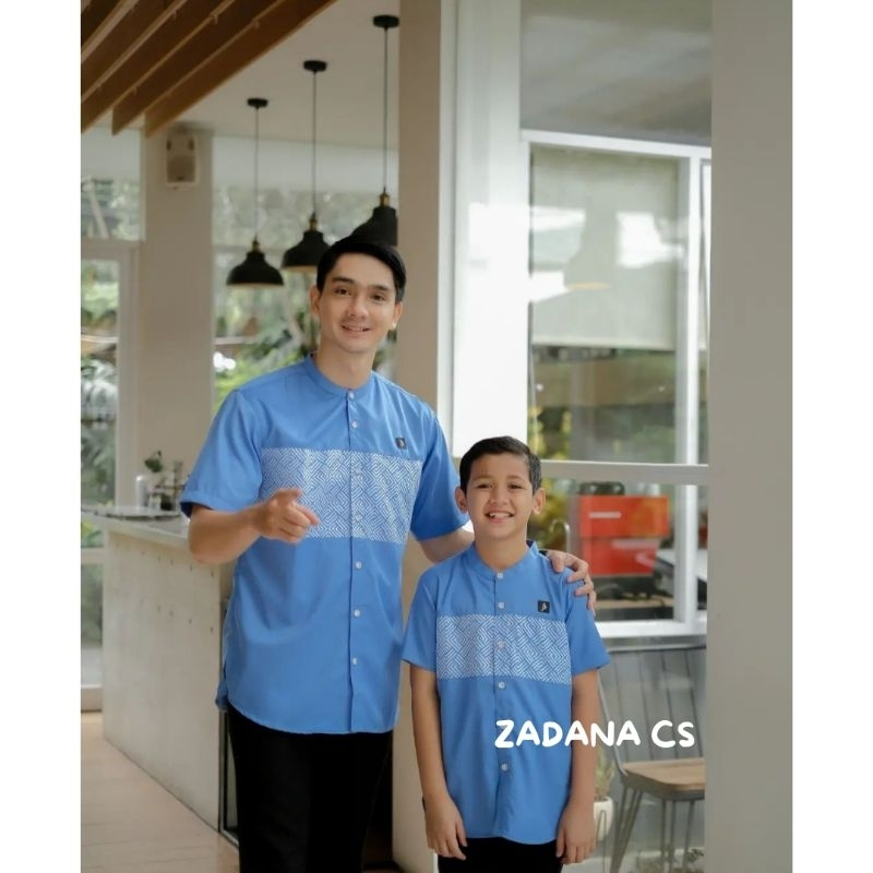 RADHA - (NEW 2025) BAJU KOKO COUPLE POLOS BATIK KATUN TOYOBO AYAH BAPAK ANAK REMAJA JUMBO M L XL XXL