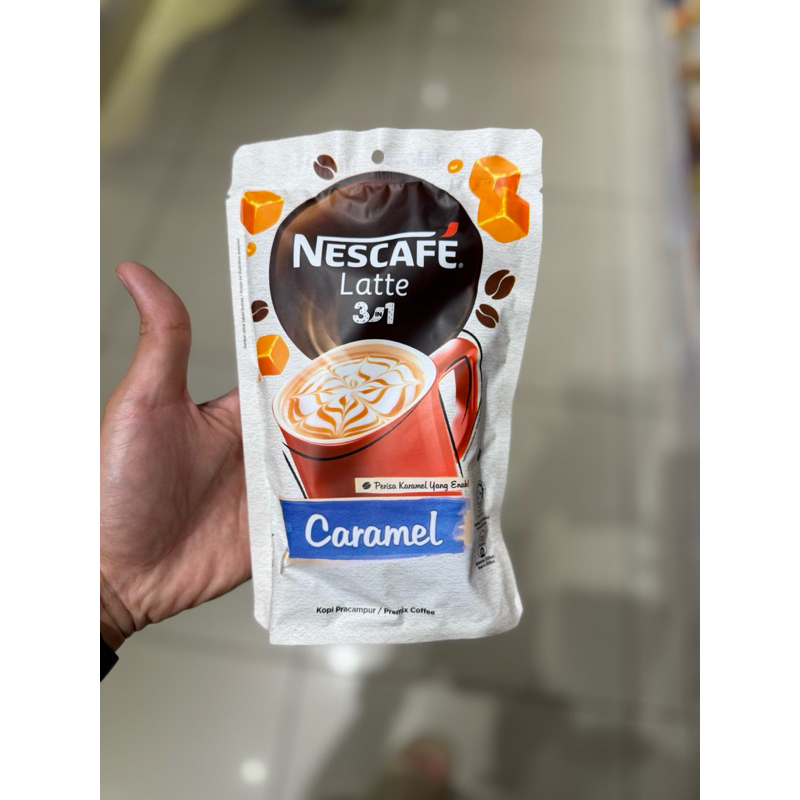 

nescafe 3in1 caramel isi 5's / 3in1 original kopi pracampur isi 5's