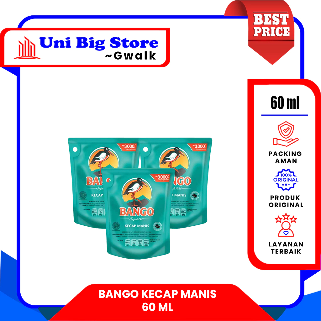 

BANGO KECAP MANIS POUCH REFILL - 60 ml