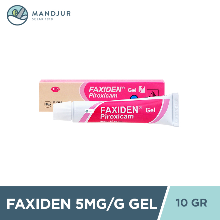 Faxiden 5 mg/g Gel 10 g - Obat Nyeri Otot