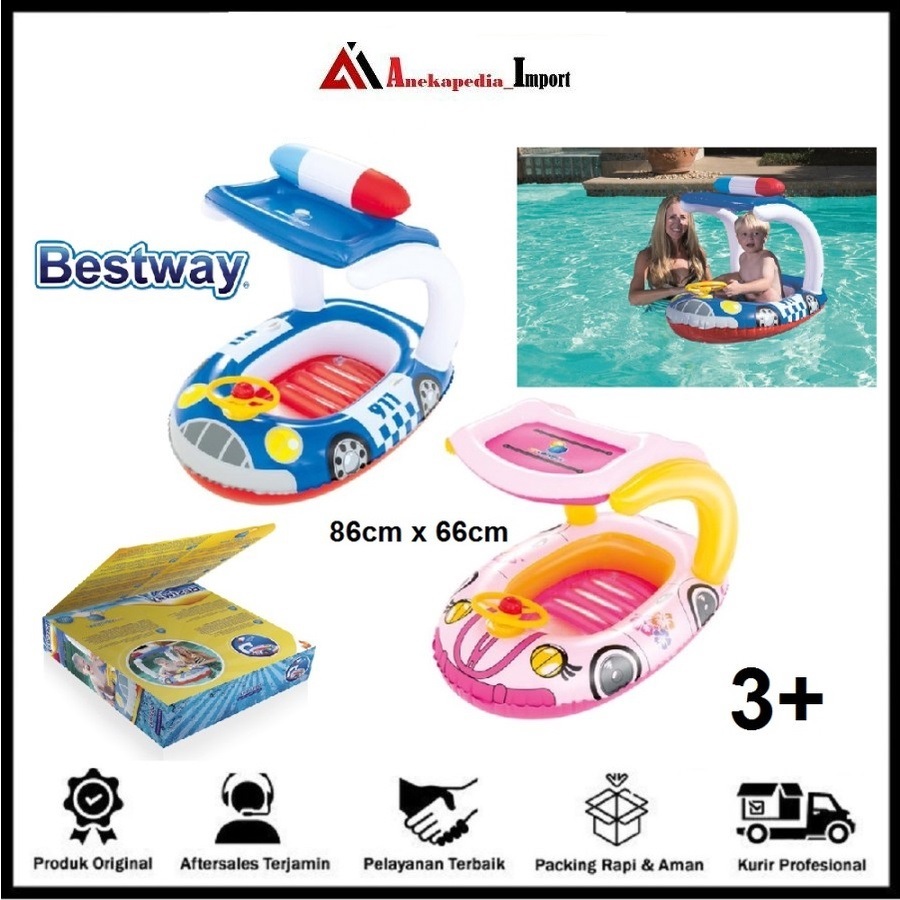 Bestway Pelampung Renang Anak Model Mobil - Bestway 34103 - Pelampung - Pelampung Anak