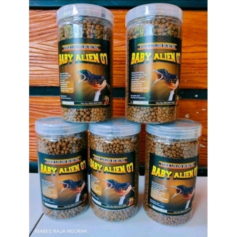 baby alien 07 voer lolohan anakan kicau murai kacer jalak produk raja ngurak Voer lolohan Khusus Bur