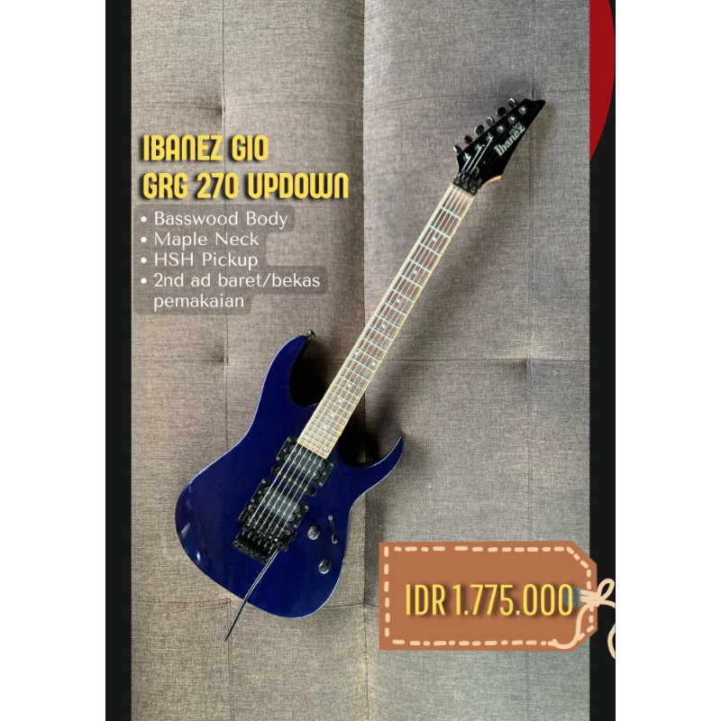 ibanez gio grg270 updown plus admin 7.5%