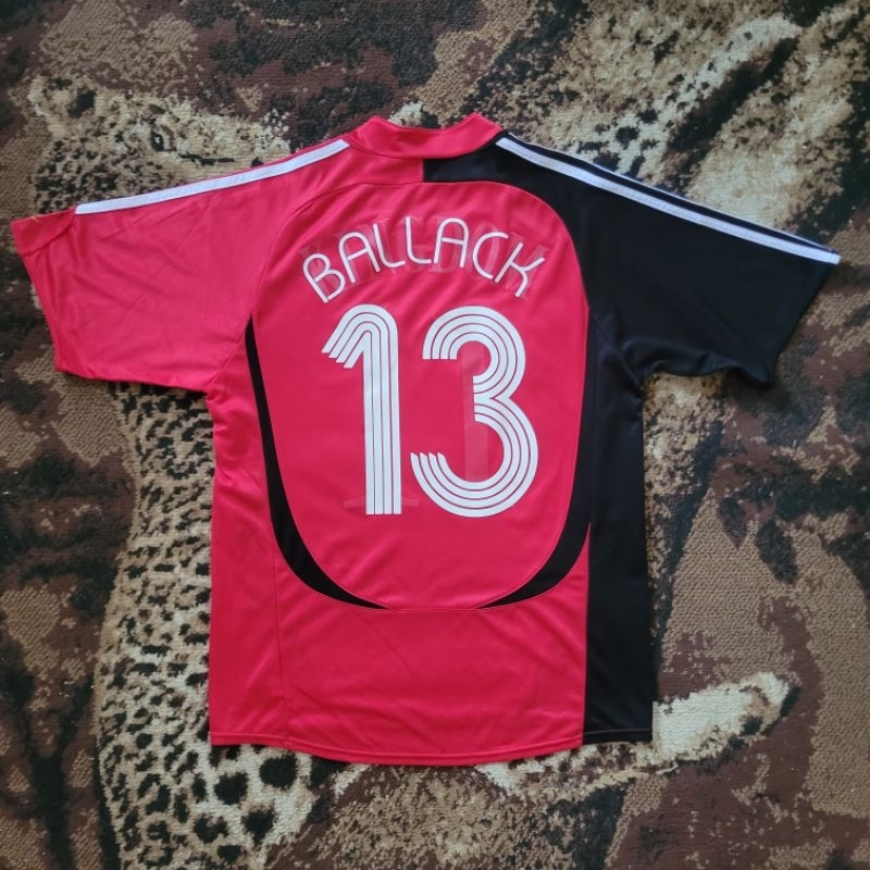 Jersey Jerman Germany away 2006 Ballack