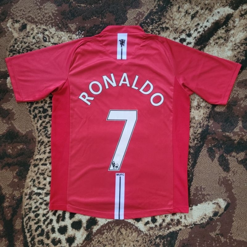 Jersey MU Manchester united 2007 2009 Ronaldo