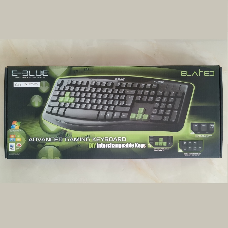 E-BLUE ELATED Gaming Keyboard EKM046BK