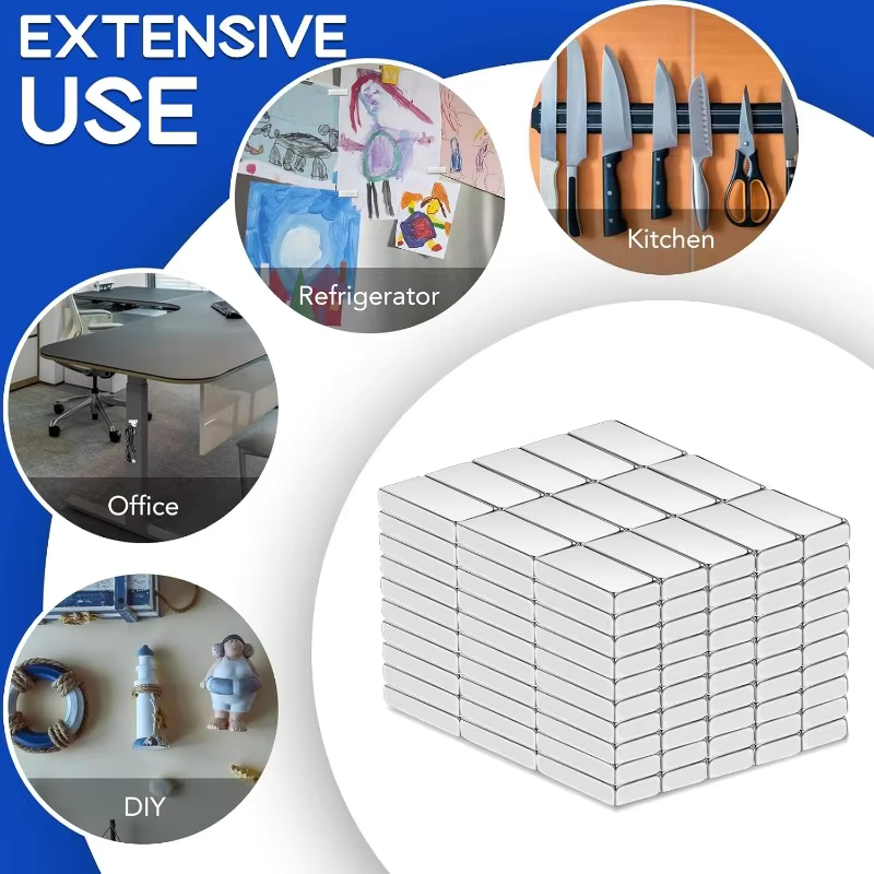 STRONG MAGNET NEODYMIUM SQUARE KOTAK N52 MAGNET KULKAS KERAJINAN TAS DLL