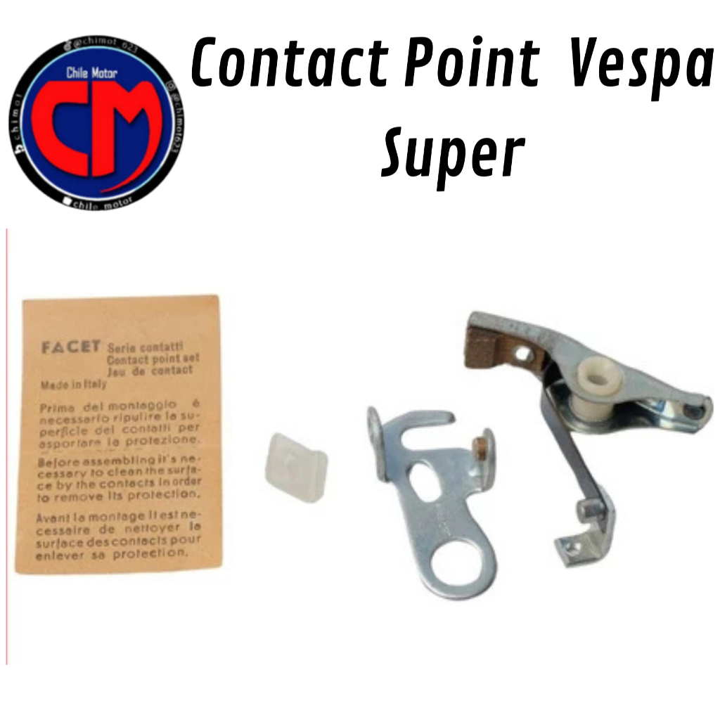 Contact Point Platina Vespa Super Sprint Facet Italy